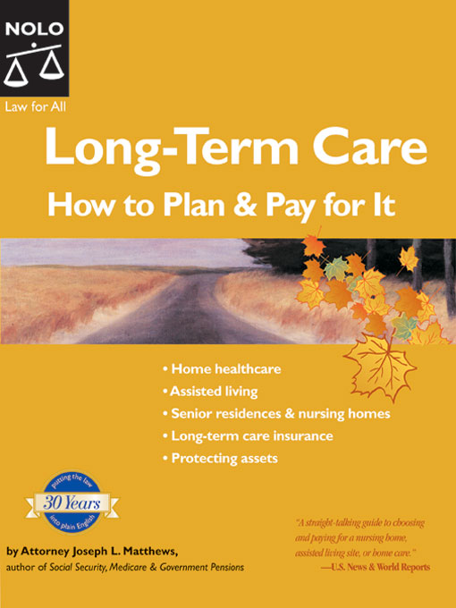 Title details for Long-Term Care by Joseph Matthews - Available